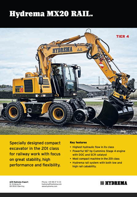 UK MX20G Rail Leaflet